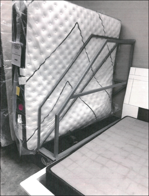 Mattress Display Cart